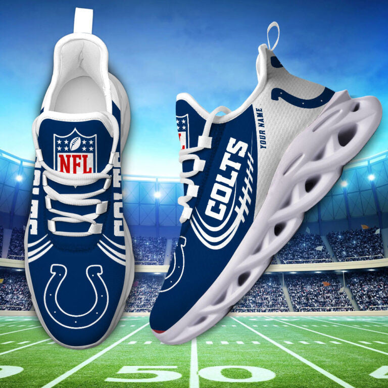 Custom Name – Indianapolis Colts -PERSONALIZED MAX SOUL SHOES
