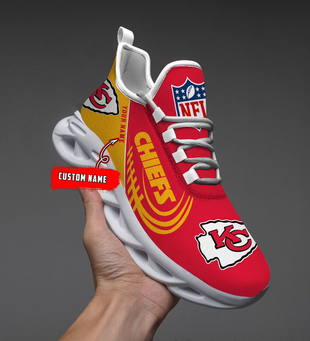Custom Name – Kansas City Chiefs -PERSONALIZED MAX SOUL SHOES