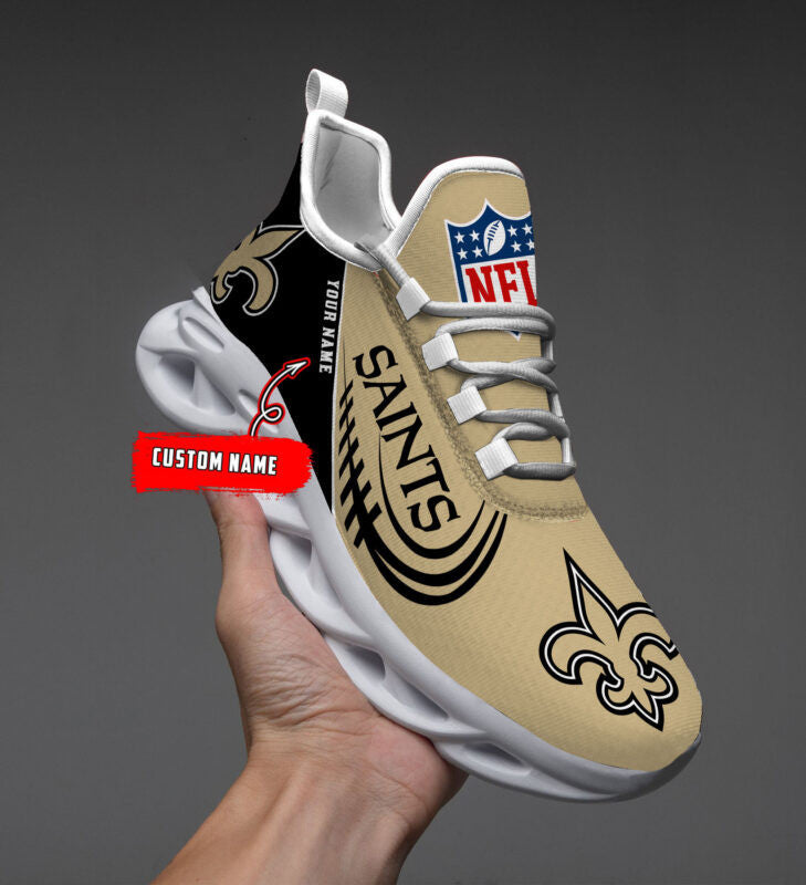 Custom Name – New Orleans Saints -PERSONALIZED MAX SOUL SHOES