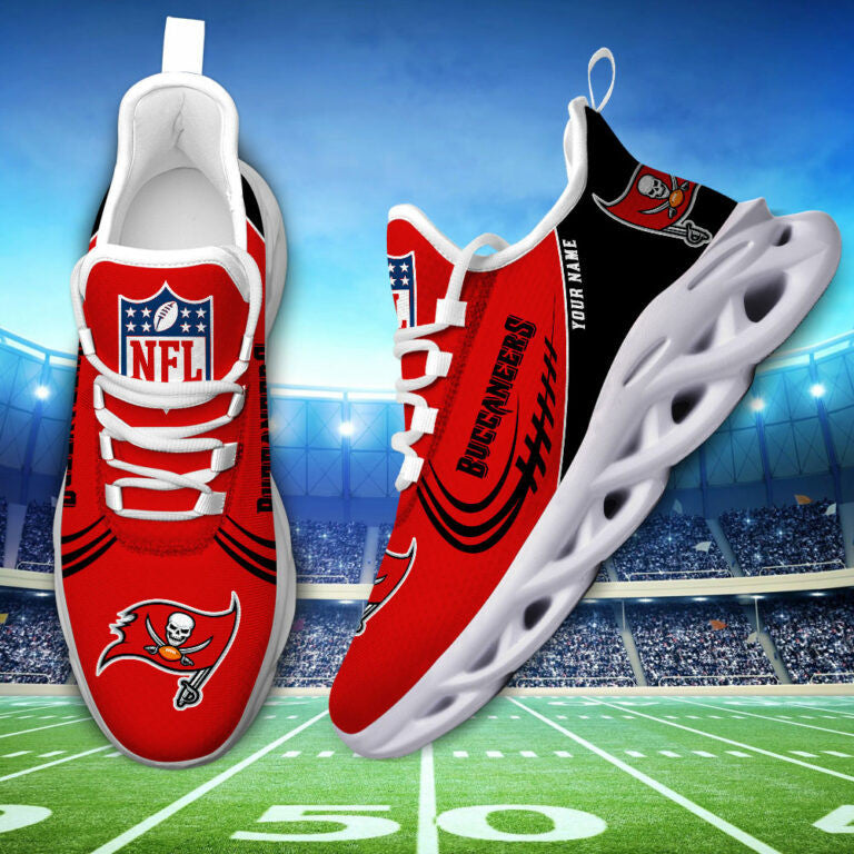Custom Name – Tampa Bay Buccaneers -PERSONALIZED MAX SOUL SHOES