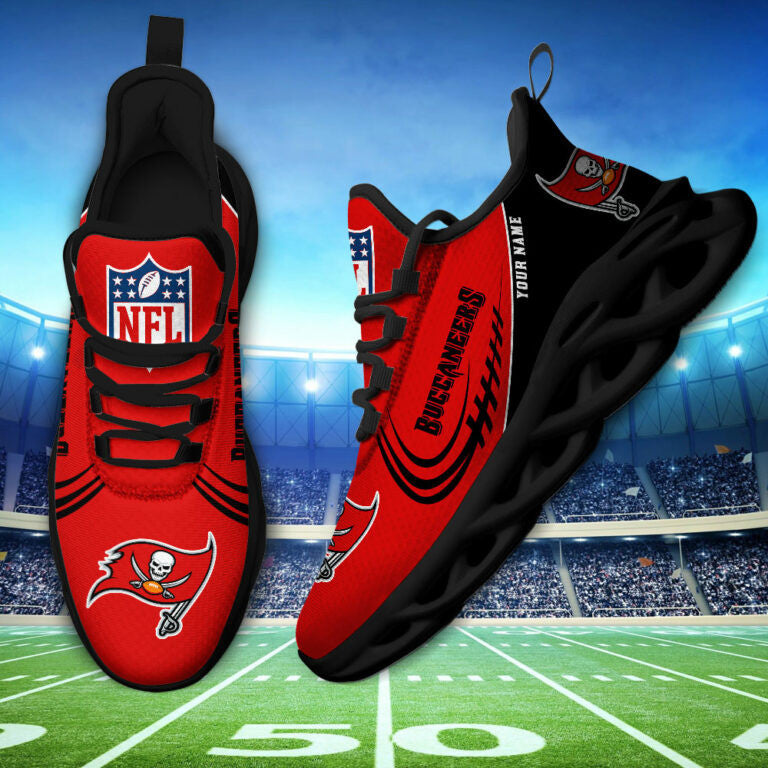 Custom Name – Tampa Bay Buccaneers -PERSONALIZED MAX SOUL SHOES