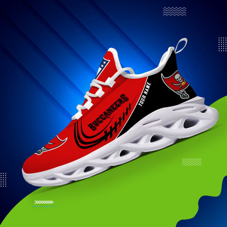 Custom Name – Tampa Bay Buccaneers -PERSONALIZED MAX SOUL SHOES