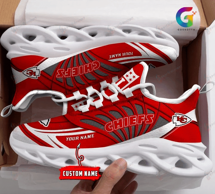 Kansas City Chiefs Yezy Running Sneakers 644