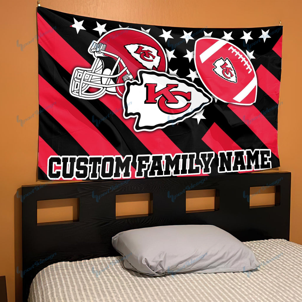 Kansas City Chiefs Personalized Flag 79