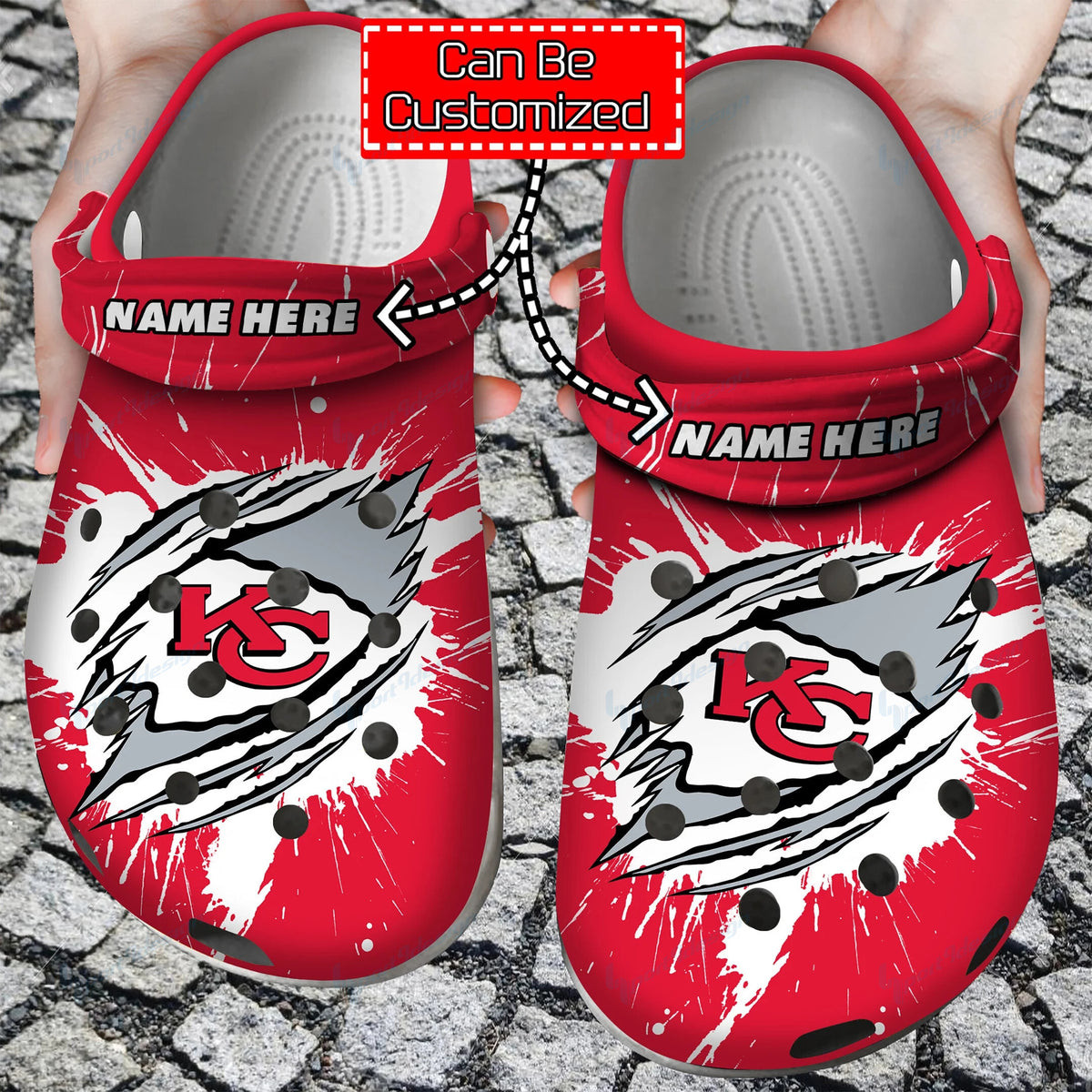 Kansas City Chiefs Personalized Limited Clog BG05