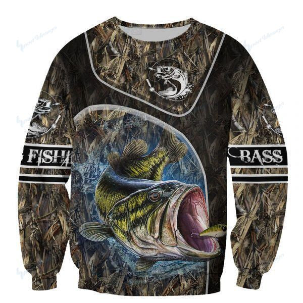 Bass Fishing 3D All 1102 Hoodie Over Print 226