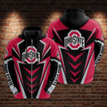 NCAAF Ohio State Buckeyes Zip Hoodie 3D Nicegift 3ZHE0E6