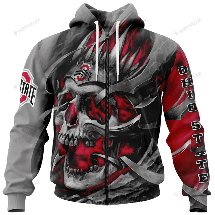 NCAAF Ohio State Buckeyes (Your Name) Zip Hoodie 3D Nicegift 3ZHN0J7