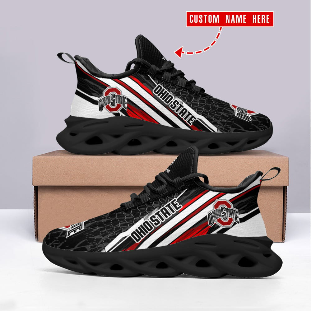 NCAAF Ohio State Buckeyes (Your Name) Max Soul Shoes Nicegift MSSS9S1