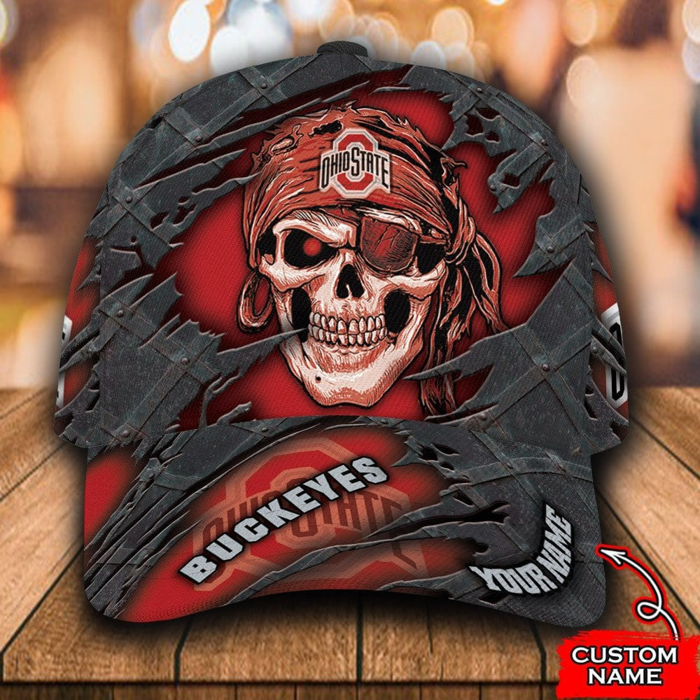 NCAAF Ohio State Buckeyes (Your Name) 3D Cap Nicegift 3DCX6Q4