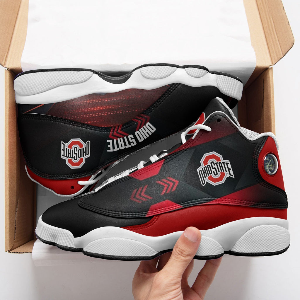 NCAAF Ohio State Buckeyes Air Jordan 13 Shoes Nicegift AJDS9B2