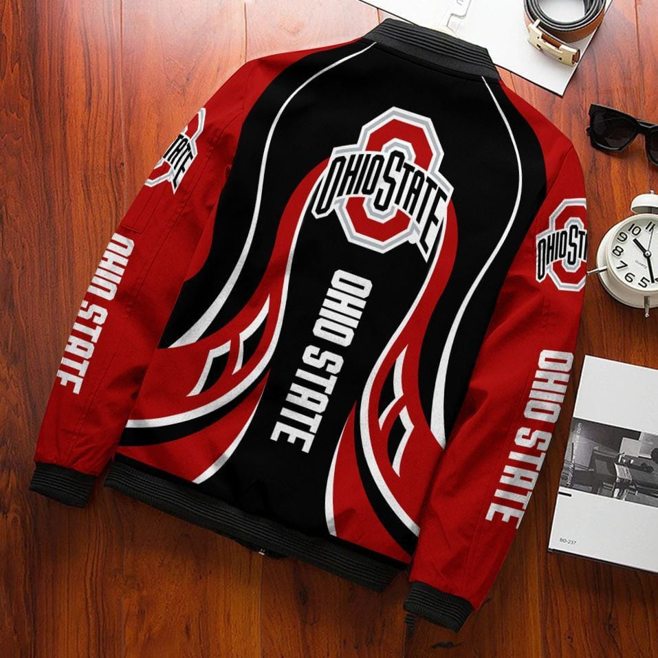 NCAAF Ohio State Buckeyes Bomber Jacket Nicegift 3BBT1K8
