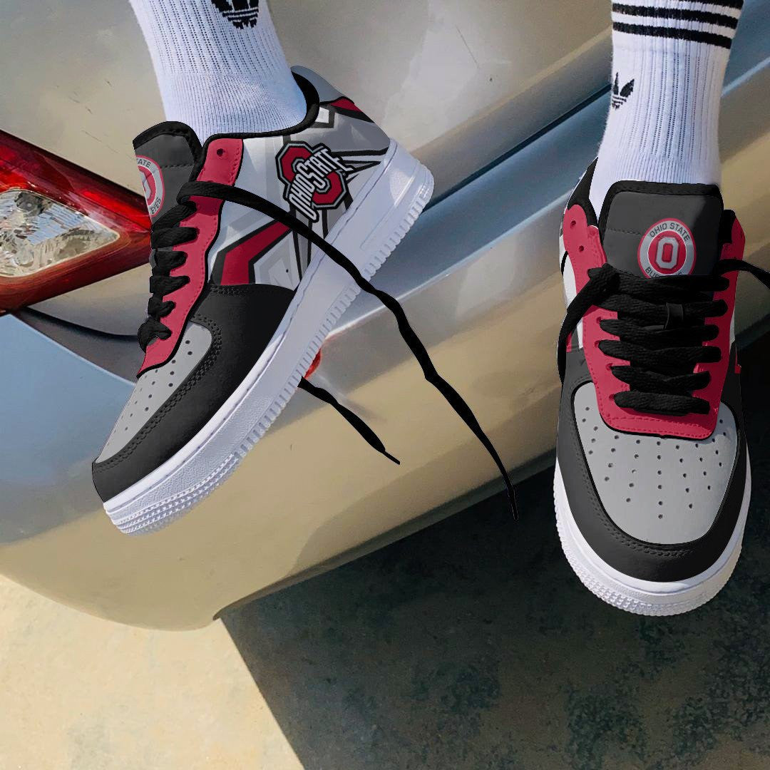 NCAAF Ohio State Buckeyes Air Force Shoes Nicegift AFSI1O7