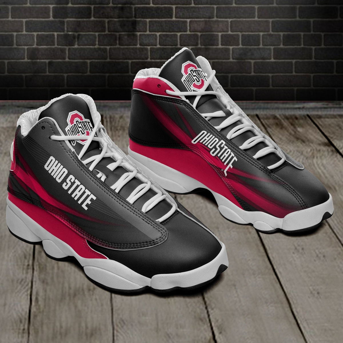 NCAAF Ohio State Buckeyes Air Jordan 13 Shoes Nicegift AJDE9Q2