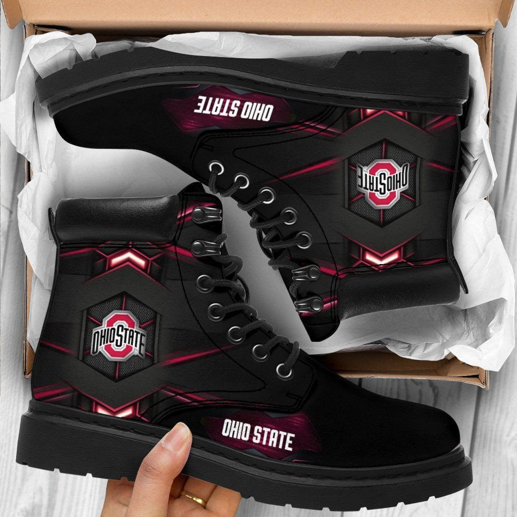 NCAAF Ohio State Buckeyes Boots Nicegift BTSK4Q3