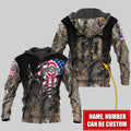 NCAAM Ohio State Buckeyes (Your Name) Zip Hoodie 3D Nicegift 3ZHL4D7