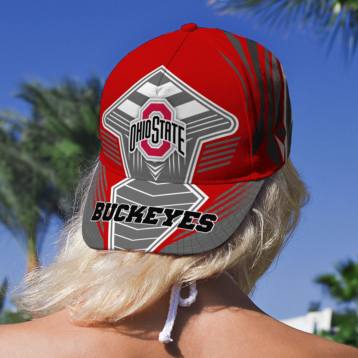 NCAAF Ohio State Buckeyes 3D Cap Nicegift 3DCT8Q8