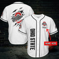 NCAAF Ohio State Buckeyes (Your Name) Baseball Jersey Nicegift BBJS8S3