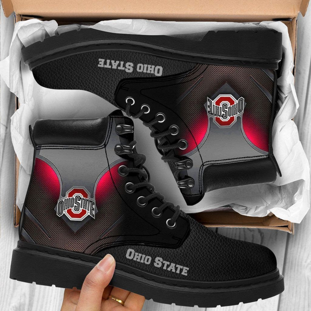 NCAAF Ohio State Buckeyes Boots Nicegift BTSG0O1