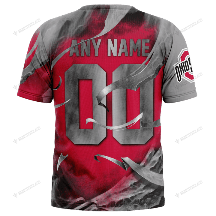 NCAAF Ohio State Buckeyes (Your Name) 3D Tshirt Nicegift 3TSM7Y8