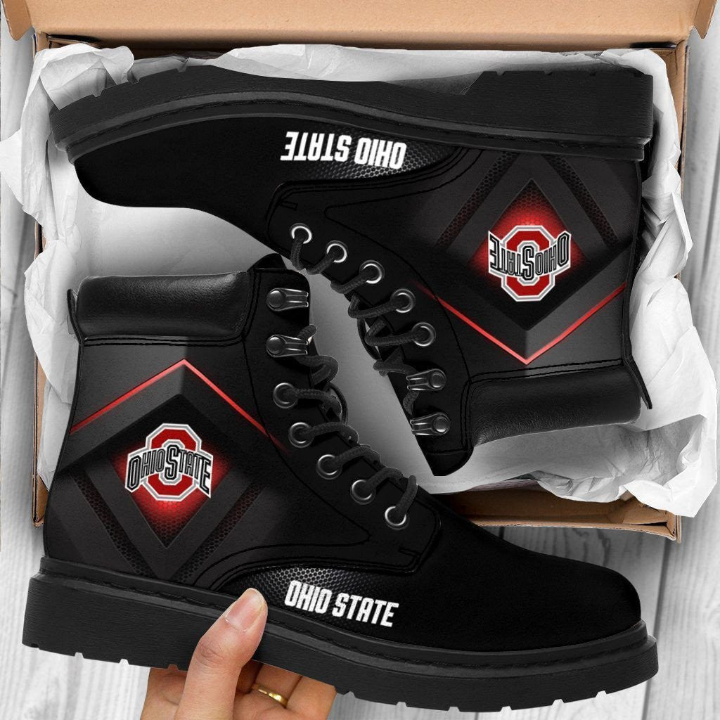 NCAAF Ohio State Buckeyes Boots Nicegift BTSH5D7