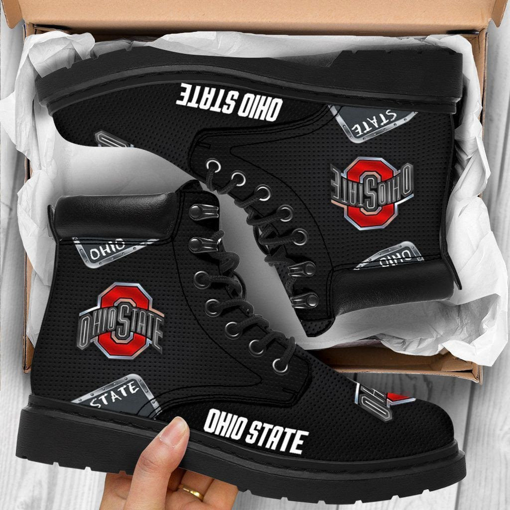 NCAAF Ohio State Buckeyes Boots Nicegift BTSG8A7
