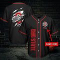 NCAAF Ohio State Buckeyes (Your Name) Baseball Jersey Nicegift BBJF2M5