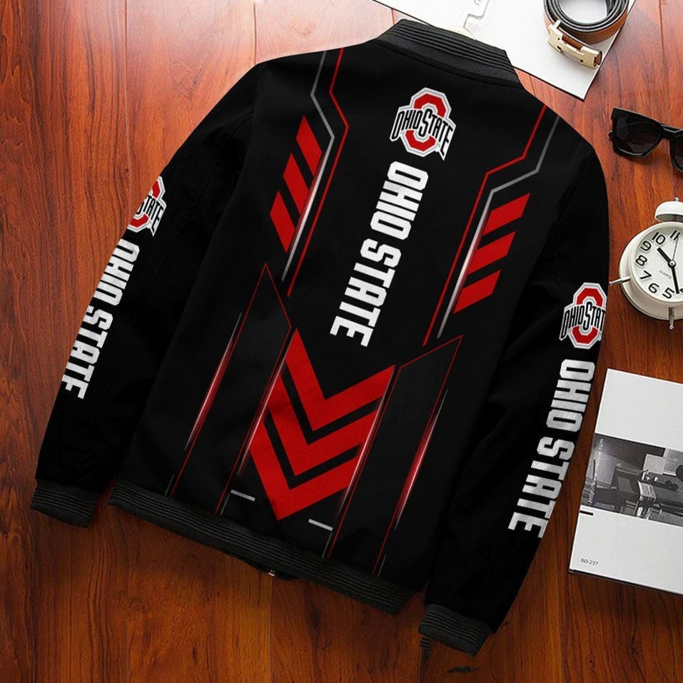 NCAAF Ohio State Buckeyes Bomber Jacket Nicegift 3BBP3A2