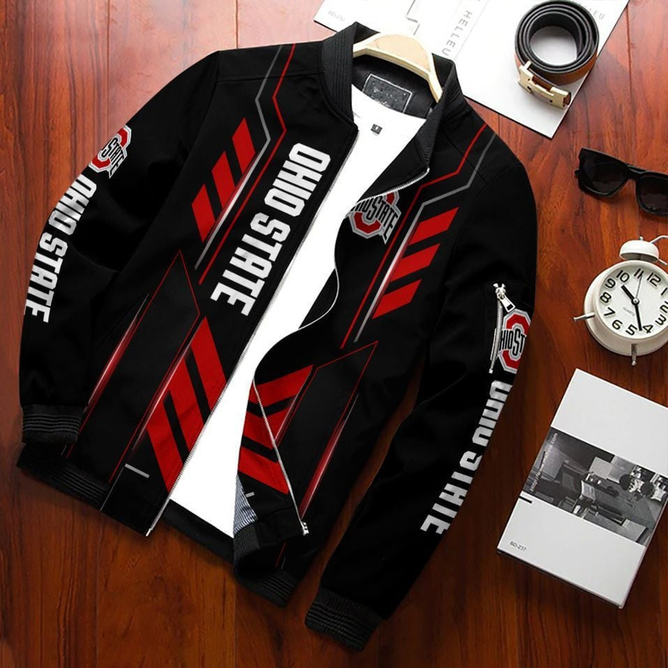 NCAAF Ohio State Buckeyes Bomber Jacket Nicegift 3BBP3A2