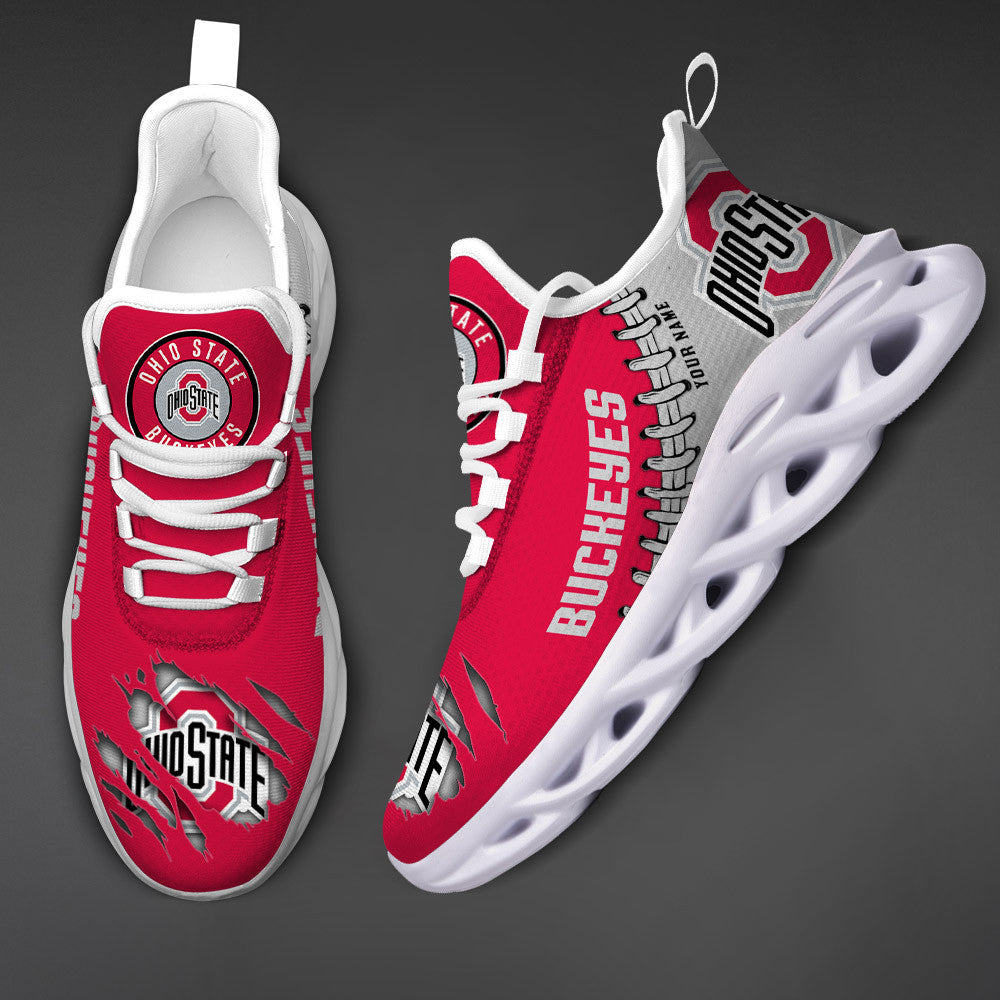 NCAAF Ohio State Buckeyes (Your Name) Max Soul Shoes Nicegift MSSE7R7