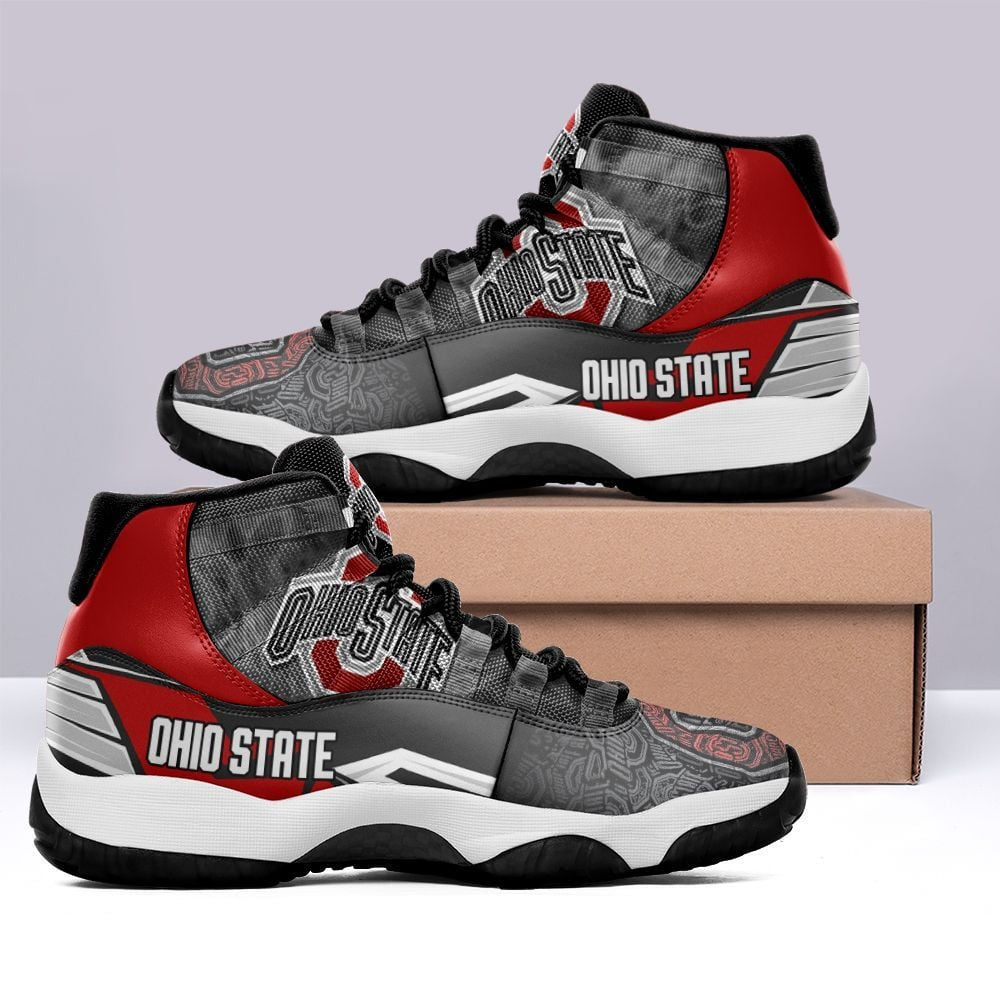 NCAAF Ohio State Buckeyes Air Jordan 11 Shoes Nicegift A11X9U7