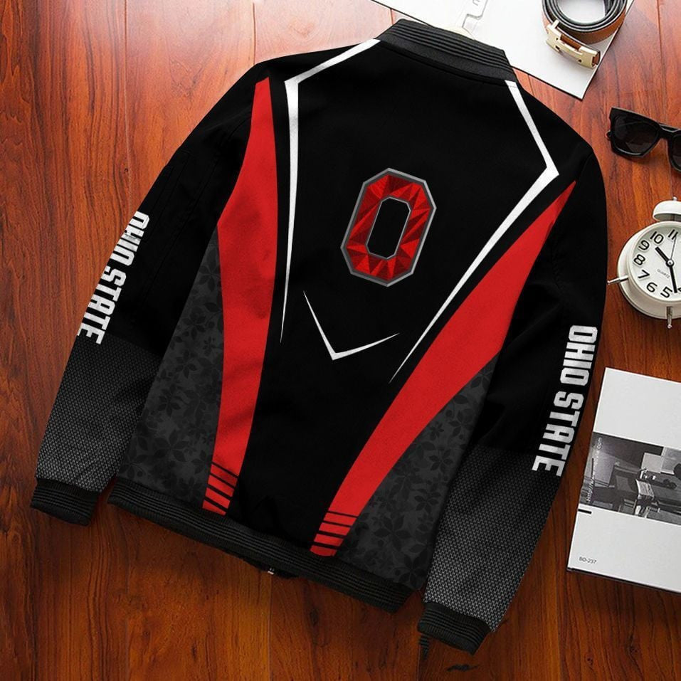 NCAAF Ohio State Buckeyes Bomber Jacket Nicegift 3BBG9I2