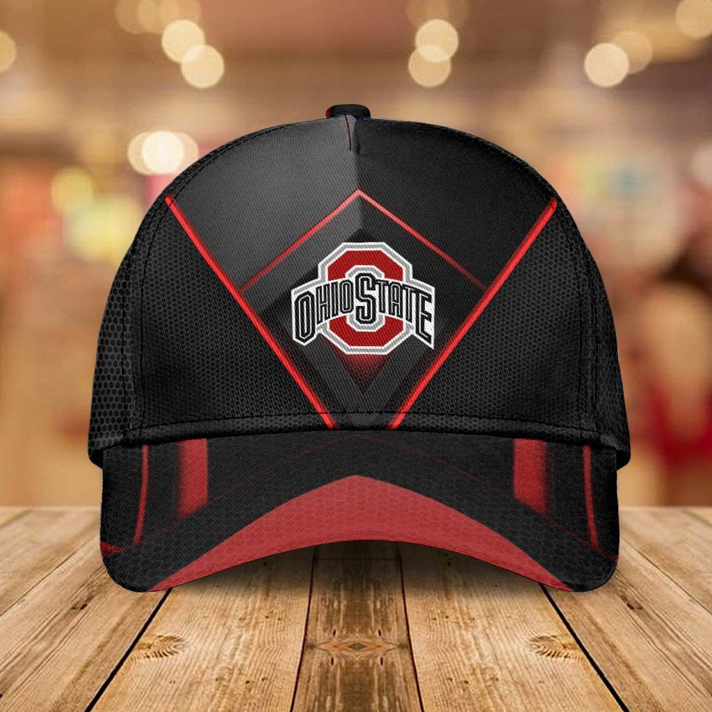 NCAAF Ohio State Buckeyes 3D Cap Nicegift 3DCX5D5