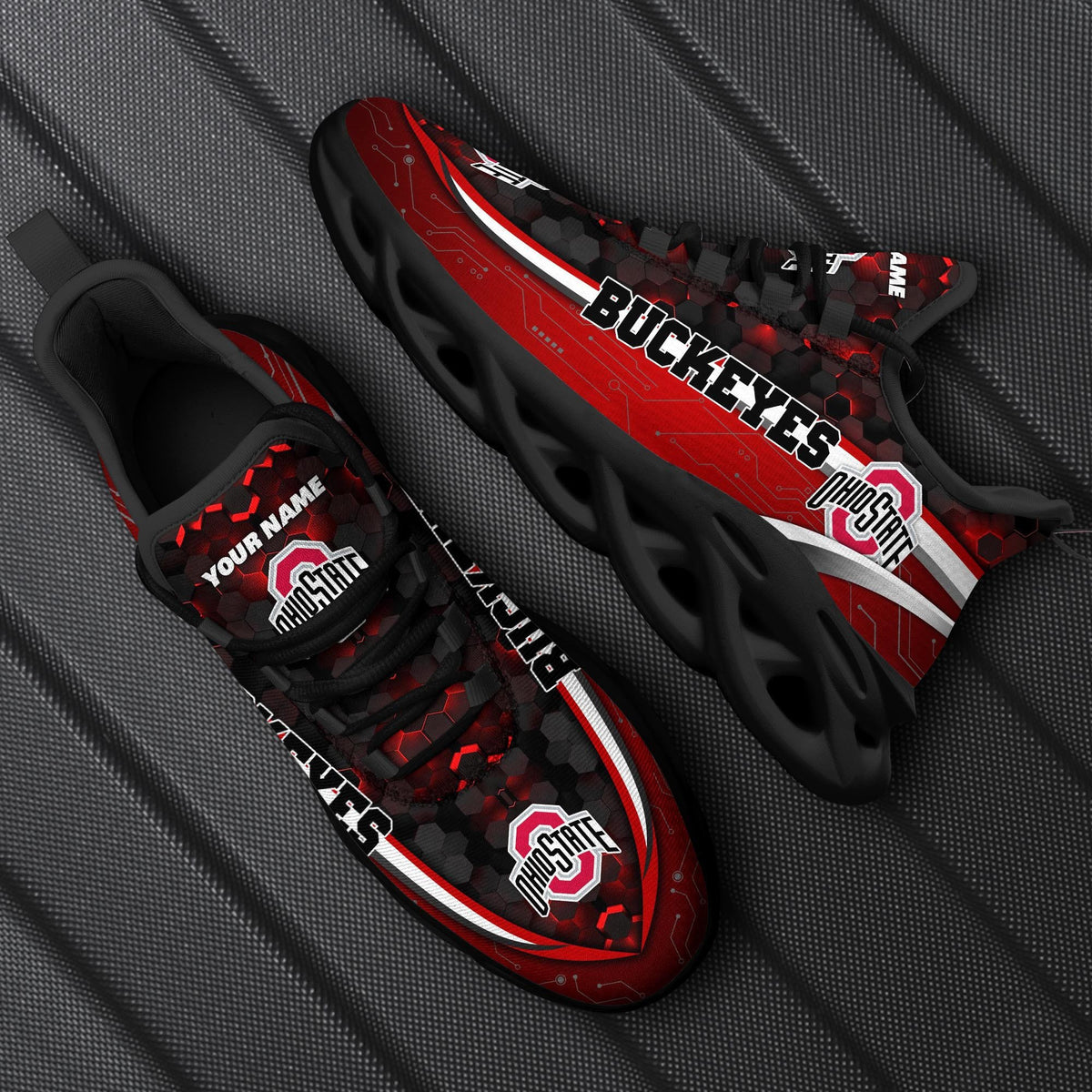 NCAAF Ohio State Buckeyes Max Soul Shoes Nicegift MSSE7W4