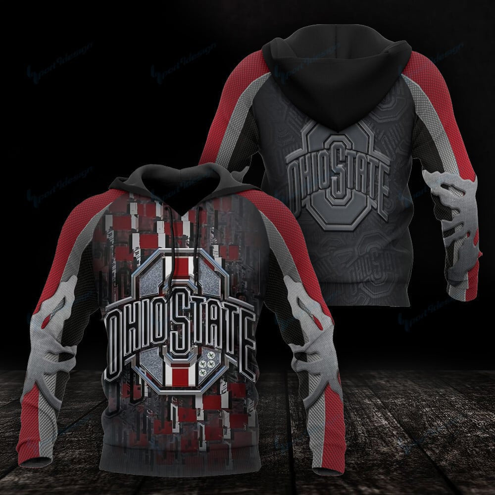 NCAAF Ohio State Buckeyes Hoodie 3D Nicegift 3HOB4I7