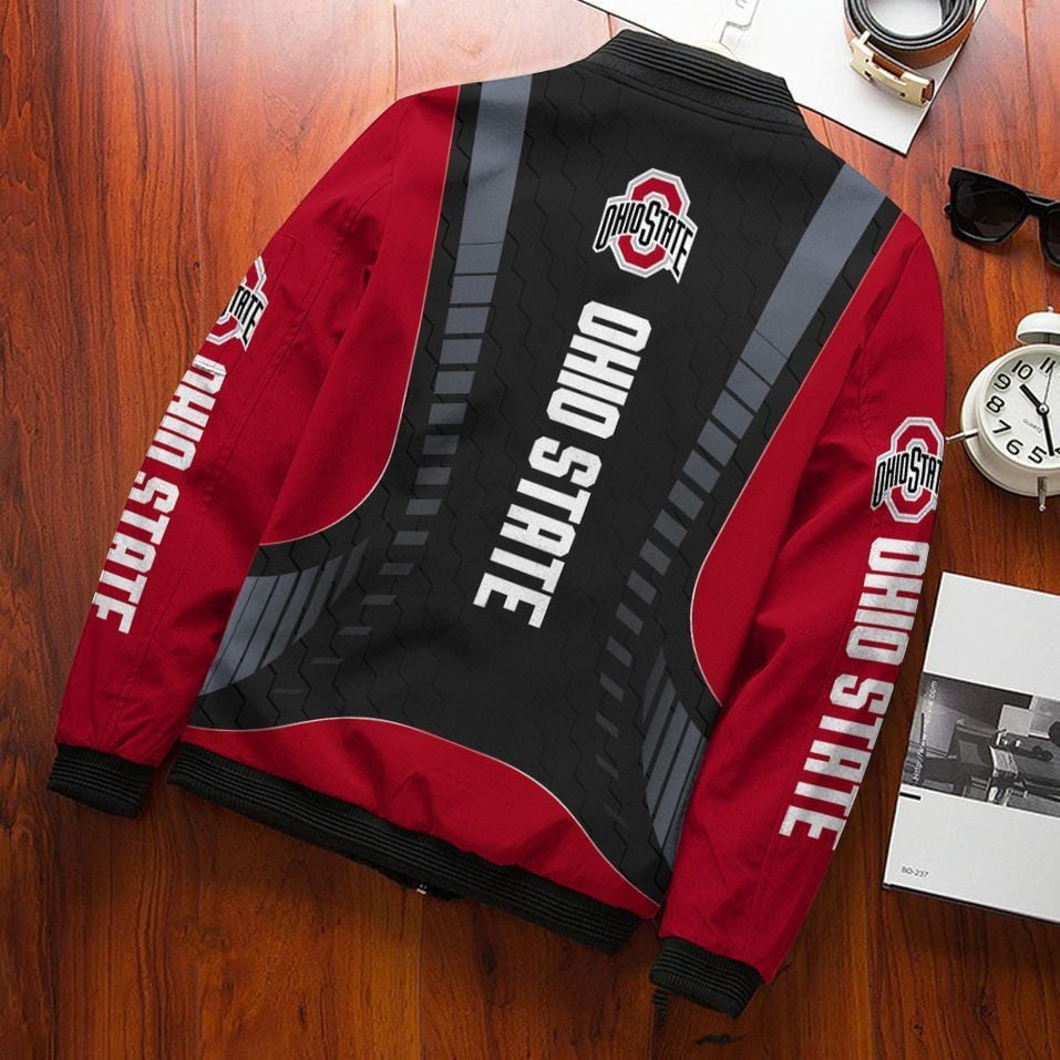 NCAAF Ohio State Buckeyes Bomber Jacket Nicegift 3BBK7K9