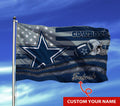Cowboys Personalized Flag CB29896