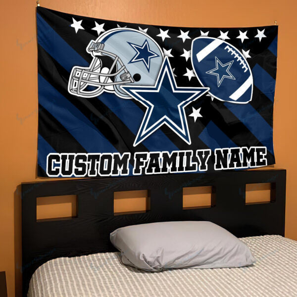 Cowboys Personalized Flag CB29300