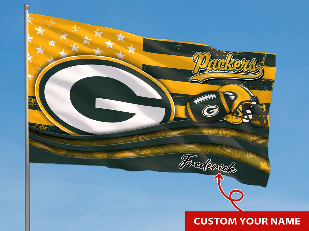 Green Bay Packers Personalized Flag 11