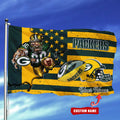 Green Bay Packers Personalized Flag 100