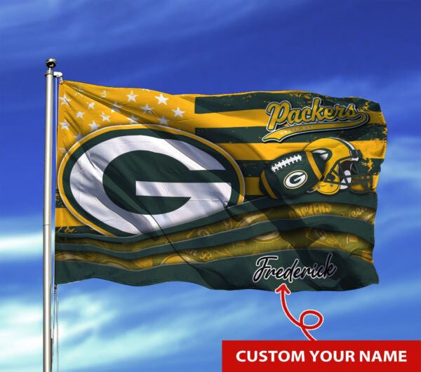Green Bay Packers Personalized Flag 11