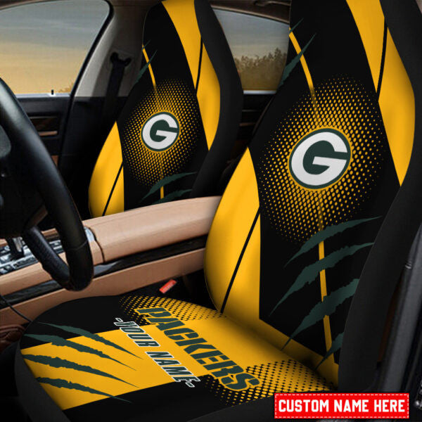 Green Bay Packers Personalized Car Seat Covers BG491
