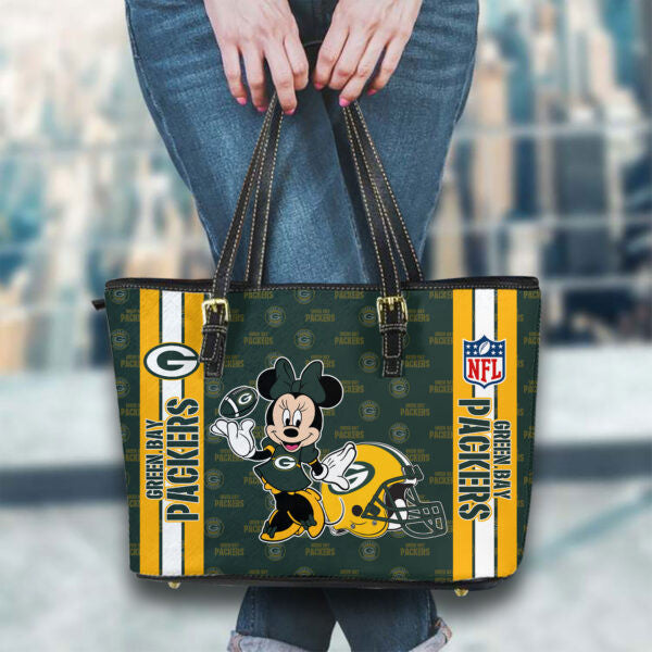 Green Bay Packers Women Leather Tote Hand Bag BB22