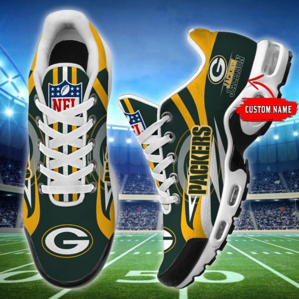 Green Bay Packers Personalized Plus Sneakers BG91