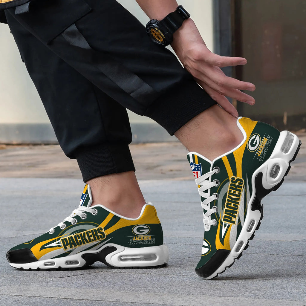 Green Bay Packers Personalized Plus Sneakers BG91