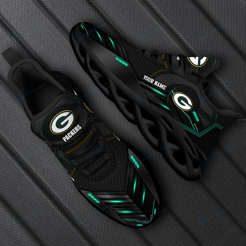 Green Bay Packers Personalized Yezy Running Sneakers SPD236