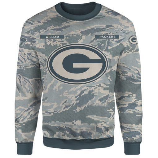 Green Bay Packers Personalized All Over Printed 250