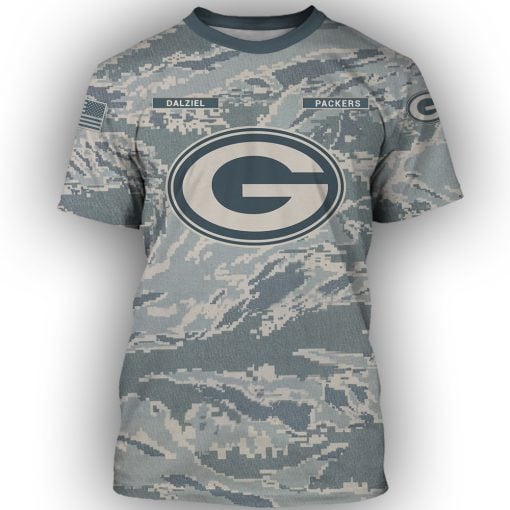 Green Bay Packers Personalized All Over Printed 250