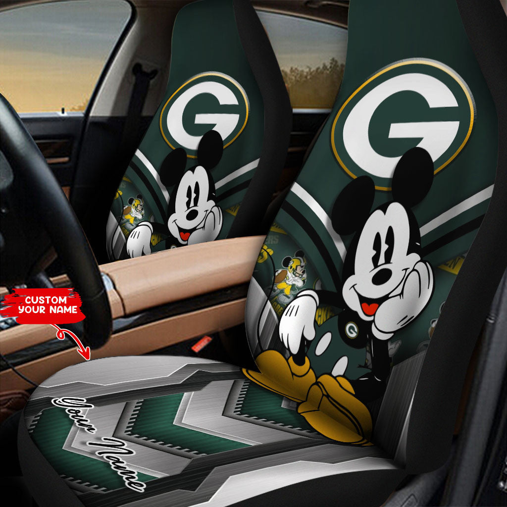 Green Bay Packers Personalized Car Seat Covers BG236