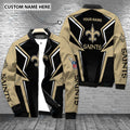 New Orleans Saints Personalized Bomber Jacket BG480